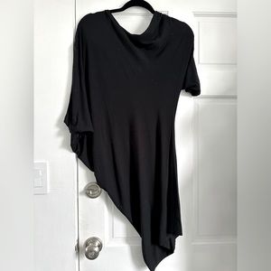 French Connection Assymetrical Off Shoulder Jerseylike Mini Dress size Small